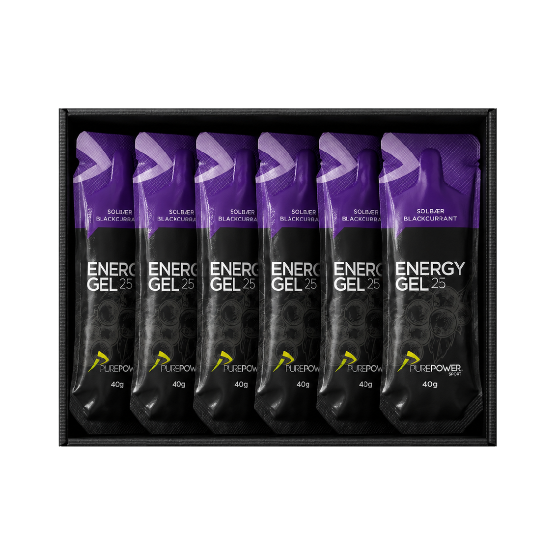 Gel energético de grosella negra 12 x 40 g