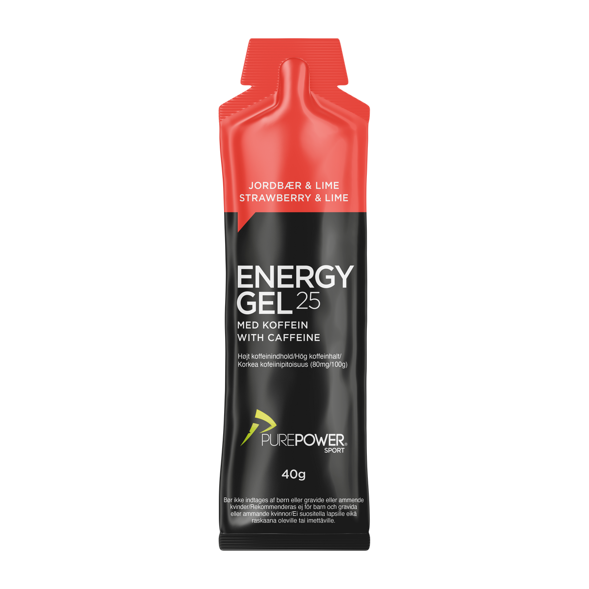 Energy Gel Caffeine Strawberry/Lime 40g