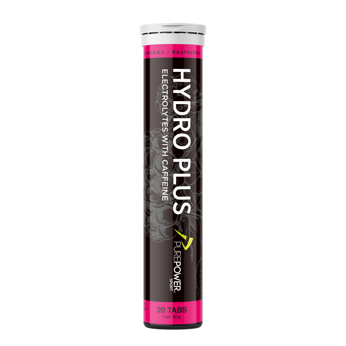 Hydro Tabs Electrolytes Plus - Raspberry 20 tabs