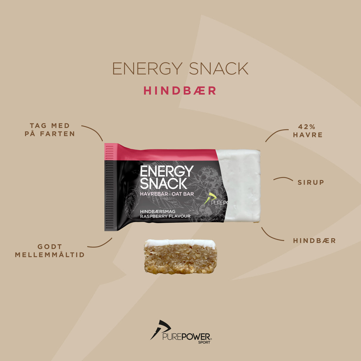 Energy Snack Raspberry 12 x 60g