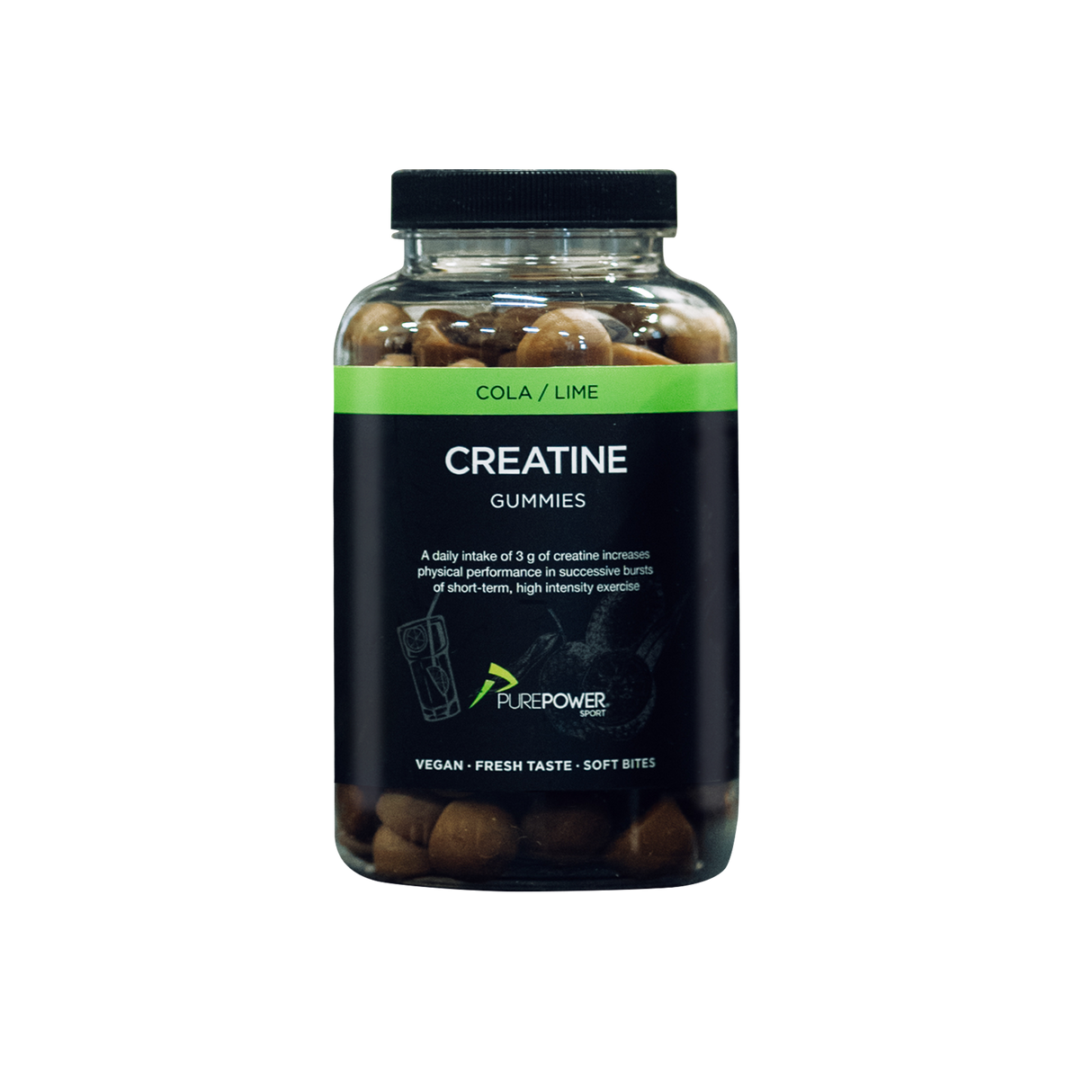 Creatine Gummies Cola/Lime 120 pcs