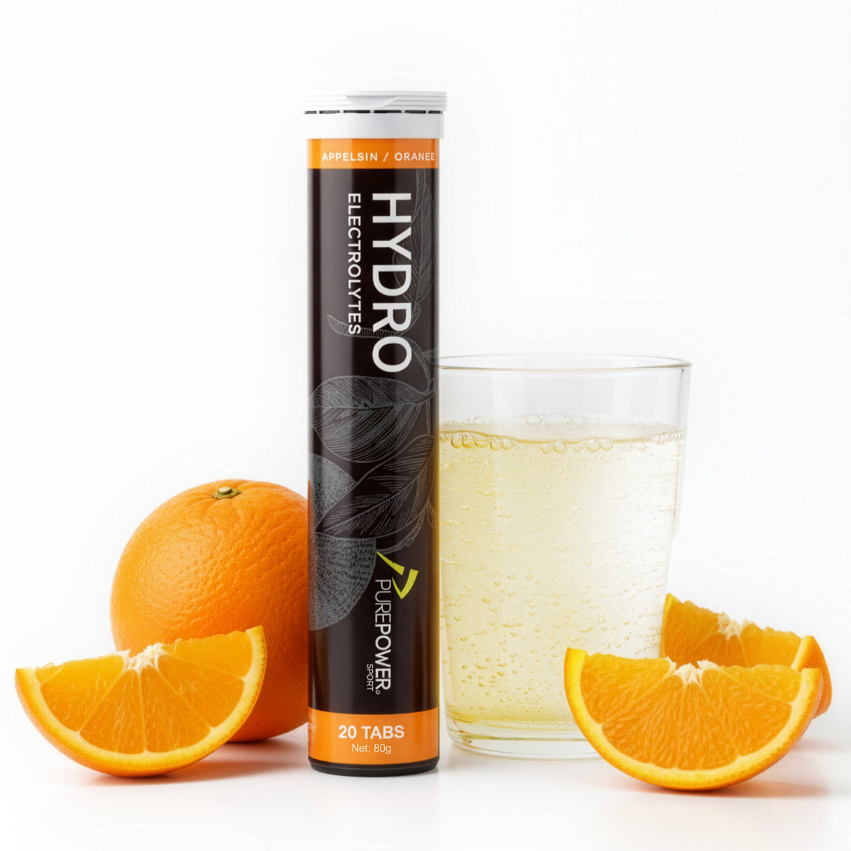 Hydro Tabs Electrolytes - Orange 20 tabs