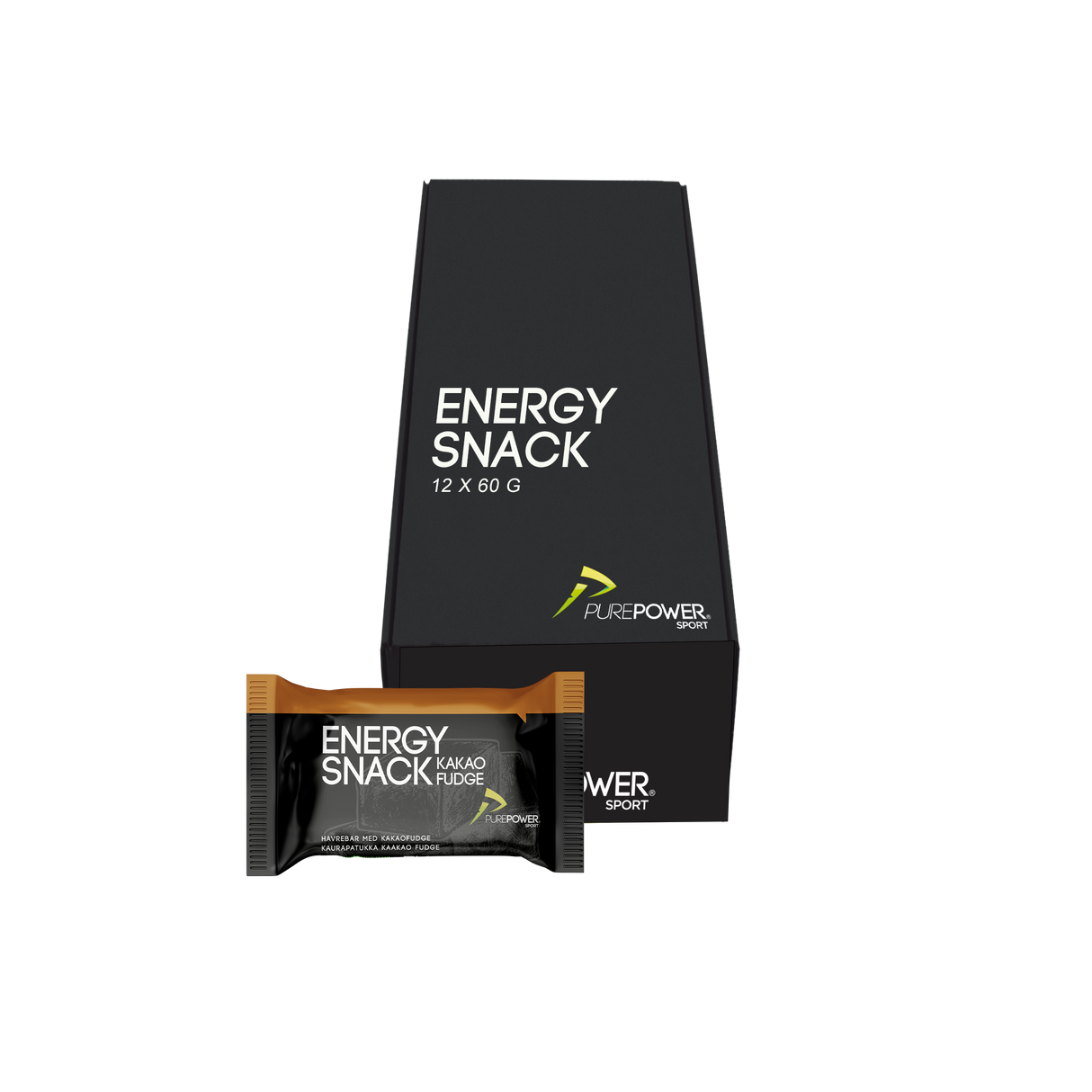 Energy Snack Cocoa Fudge 12x60 g