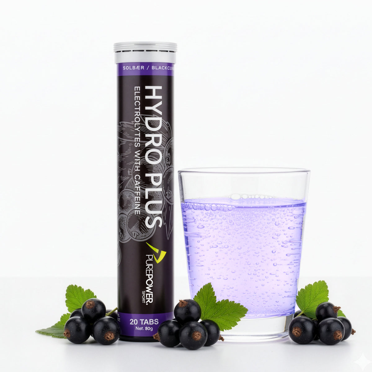 Hydro Plus Elektrolyty - czarna porzeczka 20 tabletek