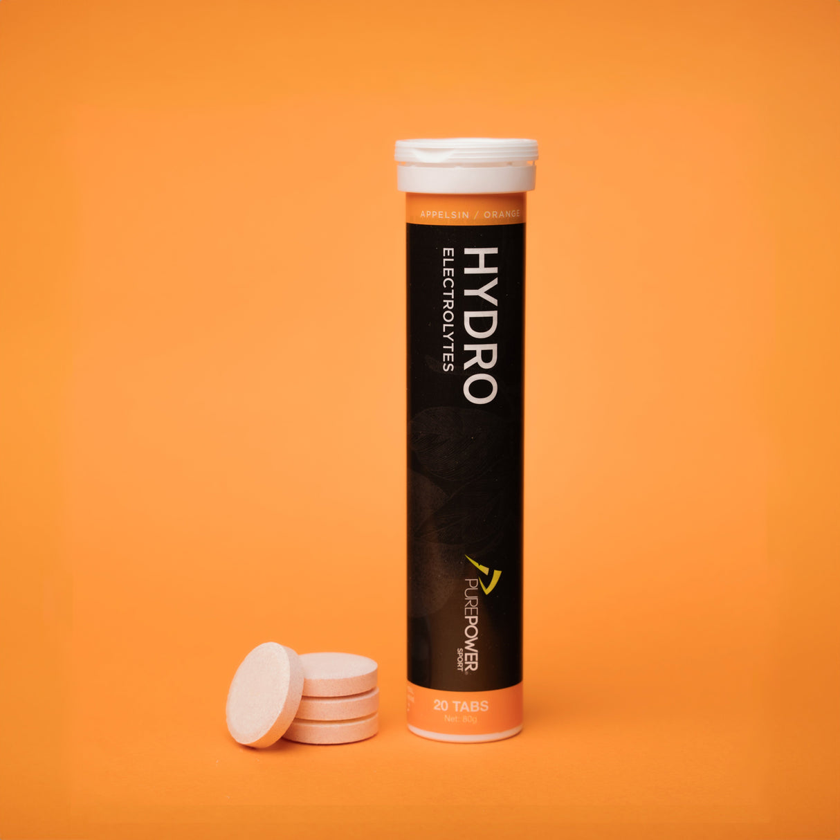 Hydro Tabs Electrolytes - Orange 20 tabs