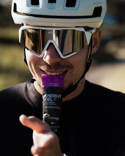 Energie-Gel mit Koffein, rote Beeren, 12 x 40 g