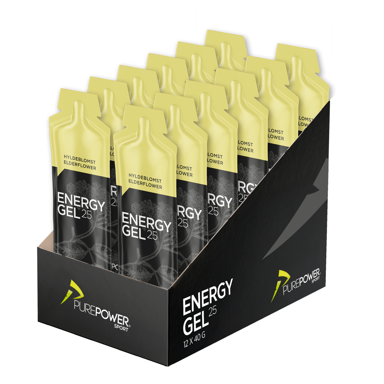 Energy Gel Elderflower 12 x 40g