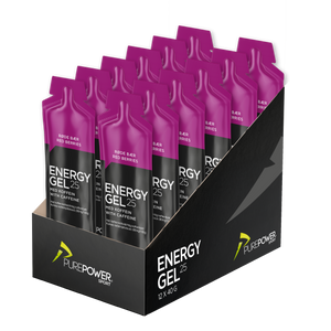Gel energético con cafeína y frutos rojos (12 x 40 g)