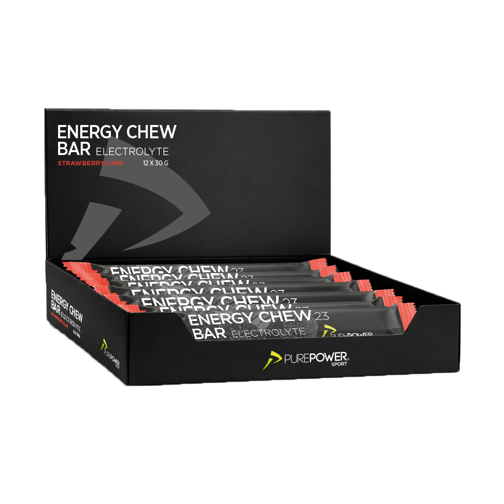 Energy Chew Bar Electrolyte Strawberry/Lime 12 x 30 g