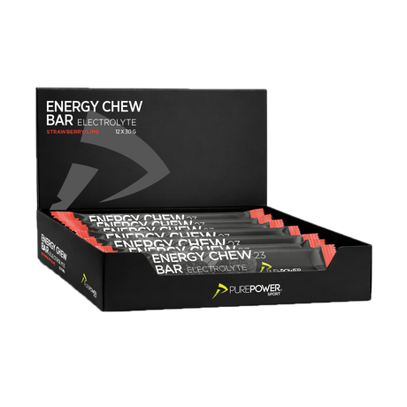 Energy Chew Bar Electrolyte Strawberry/Lime 12 x 30 g