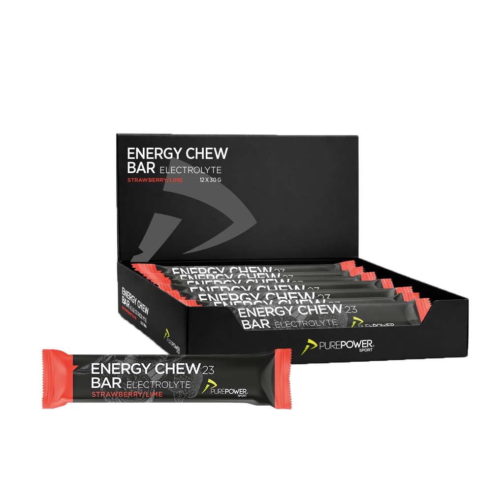 Energy Chew Bar Electrolyte Strawberry/Lime 12 x 30 g
