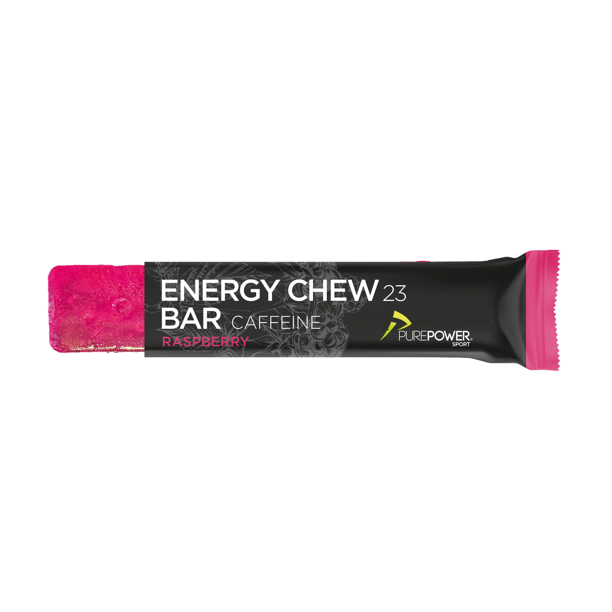 Energy Chew Bar Caffeine Raspberry 12 x 30 g