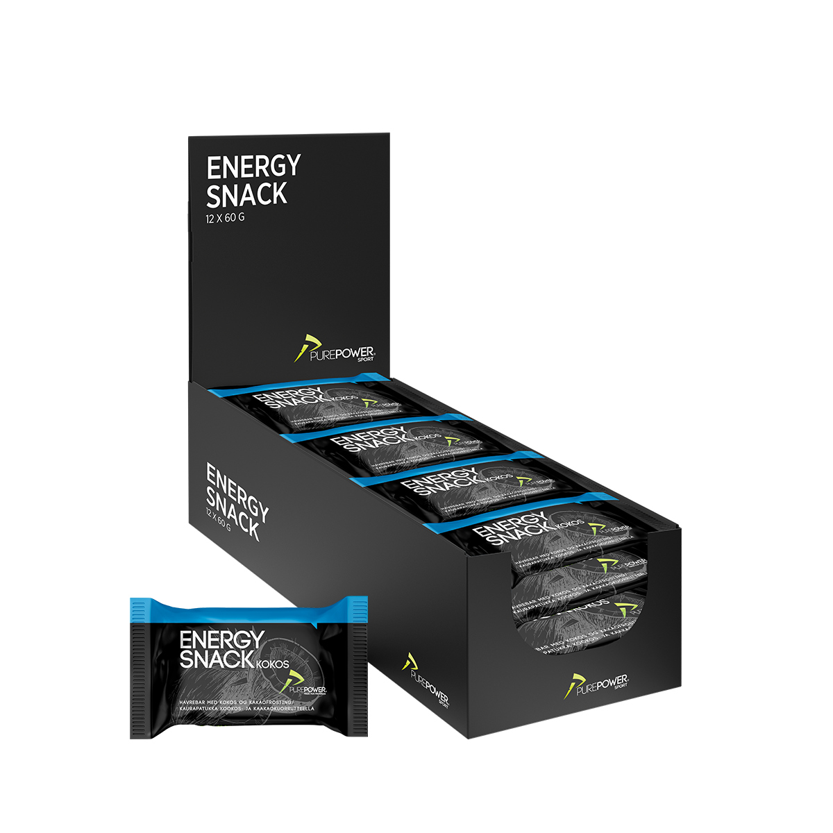 Energy Snack Coconut 12 x 60 g