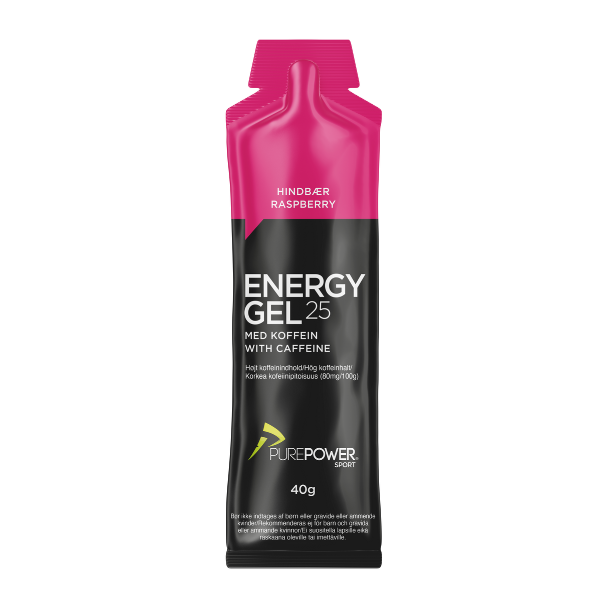 Energy Gel Caffeine Raspberry 40g