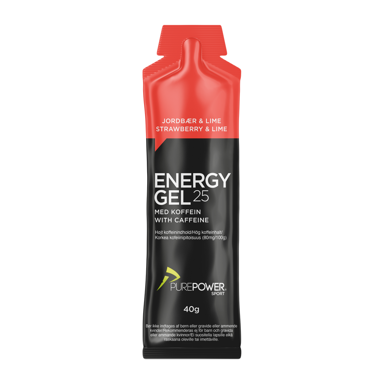Energy Gel Caffeine Strawberry/Lime 40g