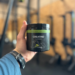 Gomitas de creatina con sabor a manzana ácida