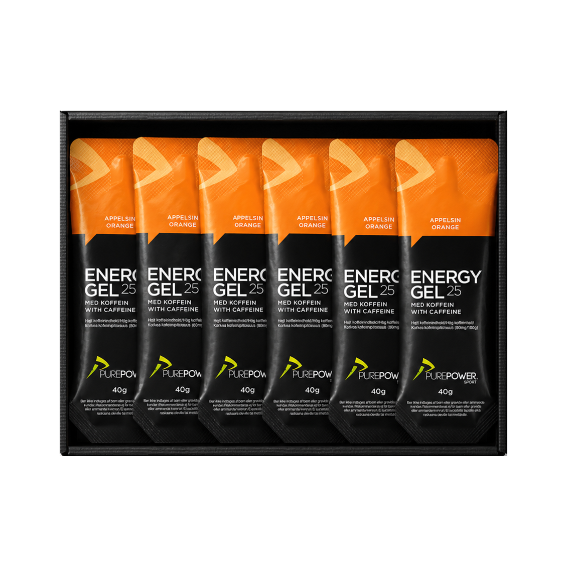 Energie-Gel Koffein Orange 12 x 40 g