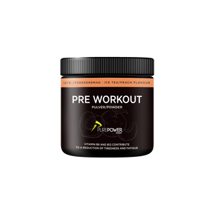 Té helado pre-entrenamiento PWO Melocotón 300 g