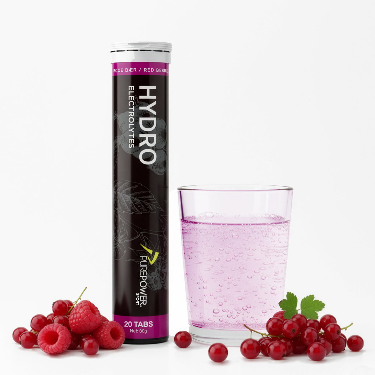 Hydro Tabs Electrolytes - Red Berries 20 tabs