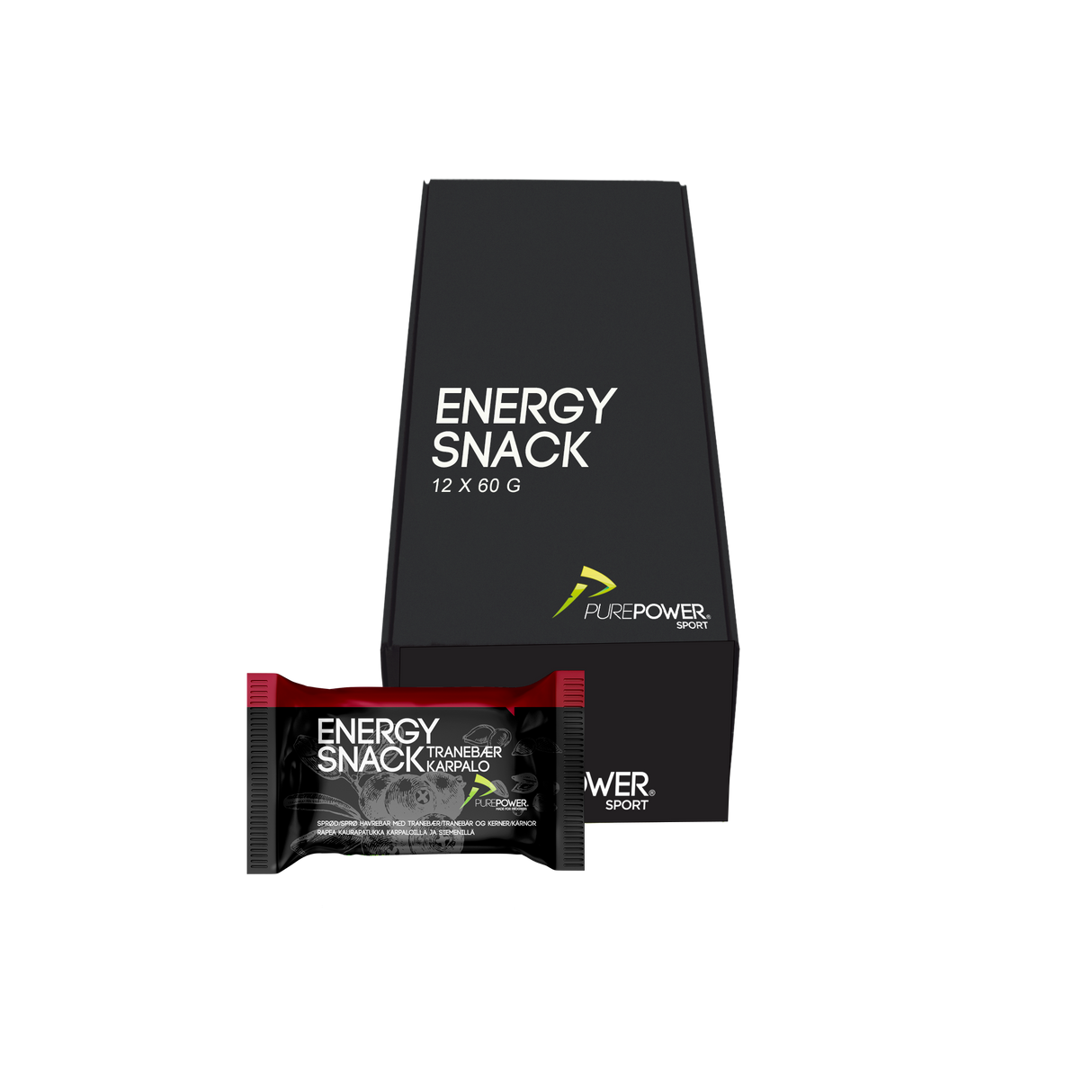 Energy Snack Cranberry  12x60 g