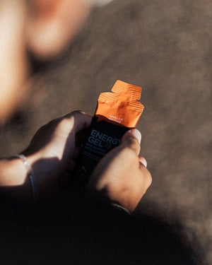 Gel energético con cafeína y naranja, 12 x 40 g